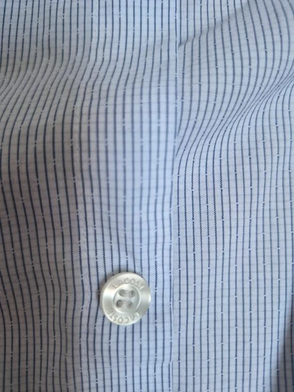 Lacoste camisa a rayas azul claro Slim Fit FR38 – photo 13